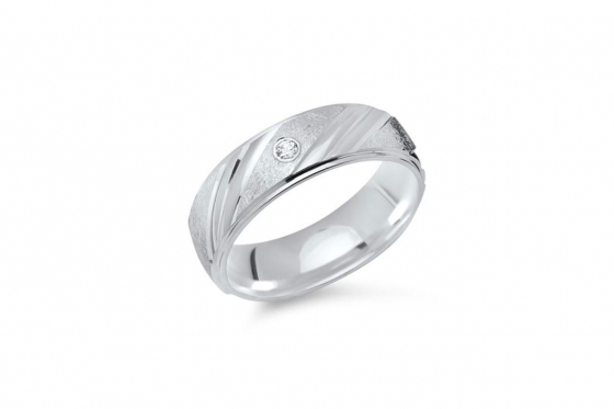 Alliances argent 925‰ - Avec gravure 1 