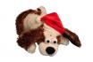 Hund mit Weihnachtsmütze - mit Lichtsensor 