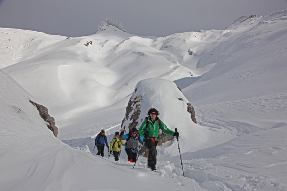 Schneeschuhwanderung - mit Raclette & Brot a discrétion für 1 Person 1 