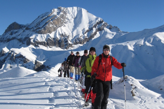Schneeschuhwanderung - mit Raclette & Brot a discrétion für 1 Person 3 