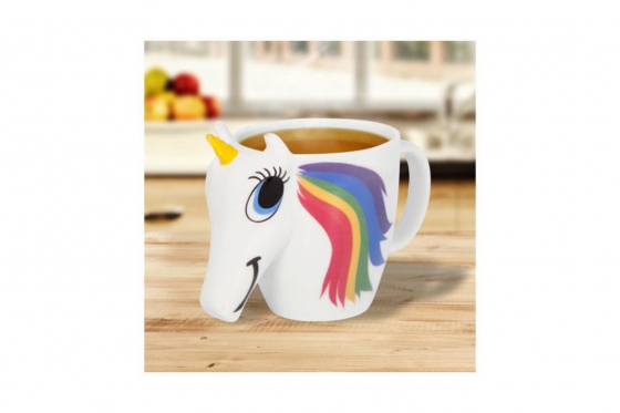 Einhorn Tasse - verändert die Farbe  