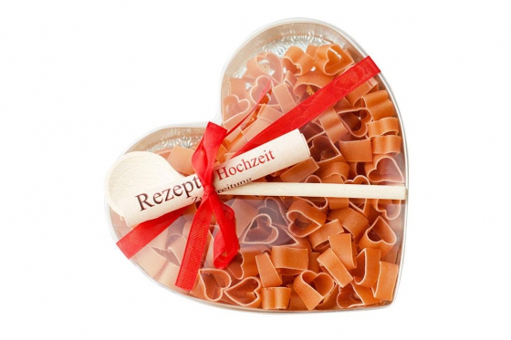 Pasta Herzbox - Hochzeit  