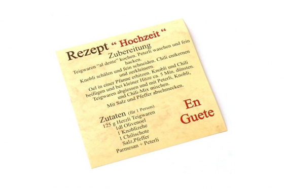 Pasta Herzbox - Hochzeit 1 