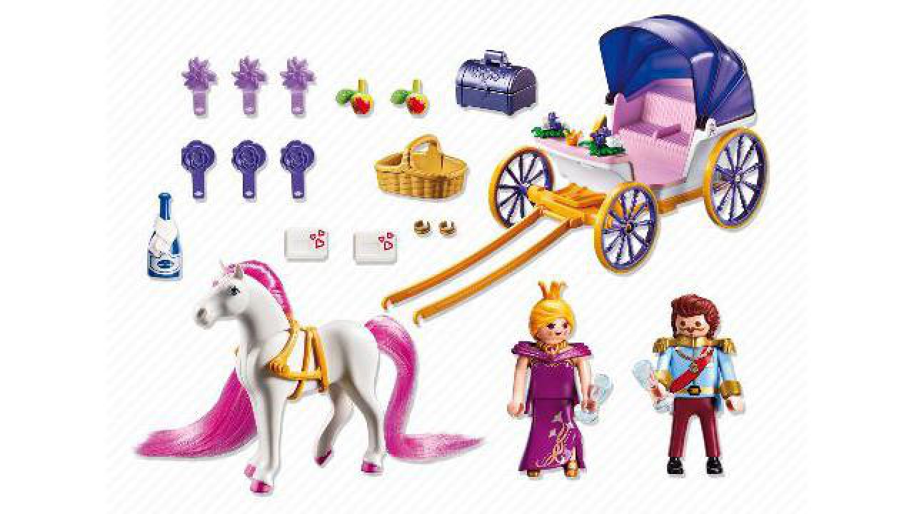 Calèche royale avec cheval à coiffer, Playmobil® Châ