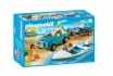 Voiture avec bateau et moteur submersible - par Playmobil 