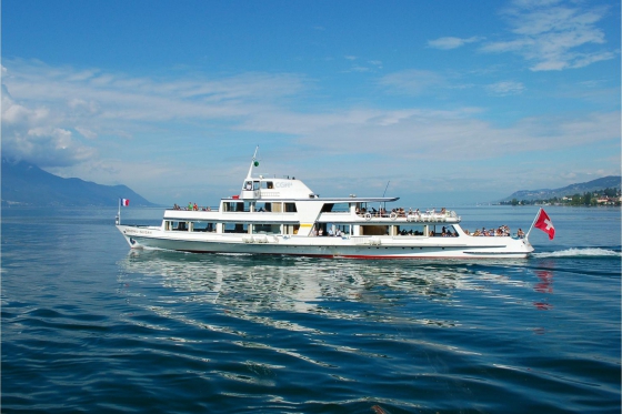 CGN Tageskarte - 2 Personen, 2. Klasse - ohne Halbtax | Panorama auf dem Genfersee! 4 