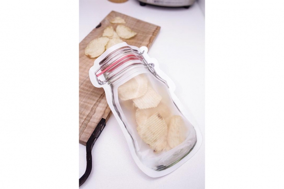 Reissverschluss Tasche - Einmachglas  