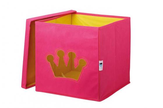 Spielkiste mit Sichtfenster - Krone  