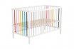 Babybett Rainbow - 124 x 65 x 79cm 