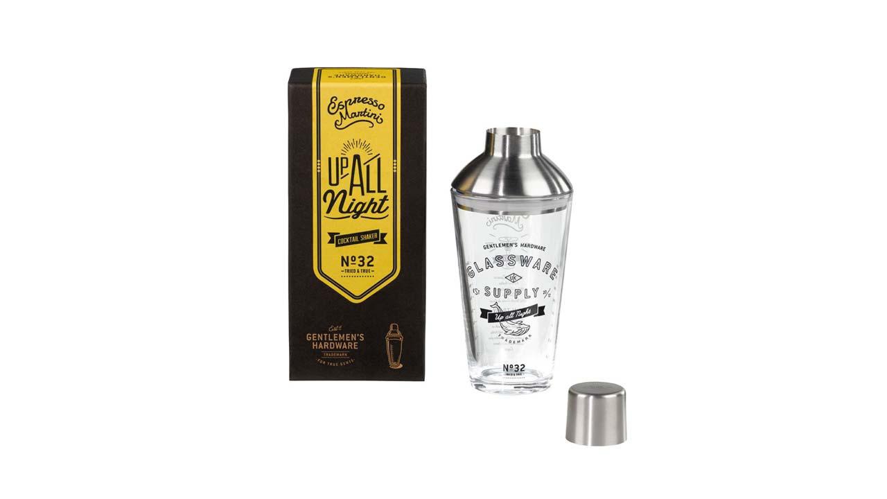 Cocktail Shaker aus Glas 1