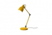 Lampe de bureau jaune - En chrome 