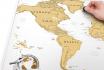 Weltkarte zum Rubbeln - Geschenk für Weltenbummler 