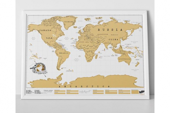 Mappemonde à gratter - pour les globe-trotteurs 1 