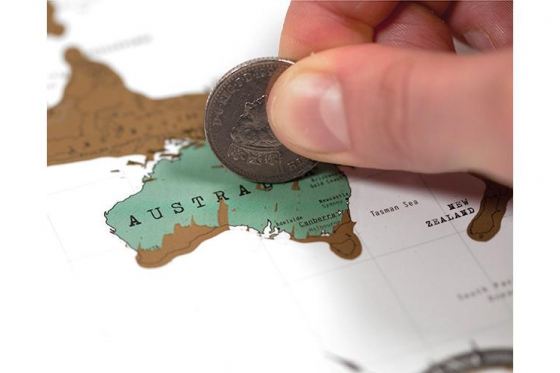 Mappemonde à gratter - pour les globe-trotteurs 3 