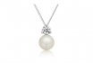 Collier avec pendentif perle - Argent 925 