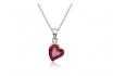 Chaîne pour enfant, pendentif coeur - Argent 925 