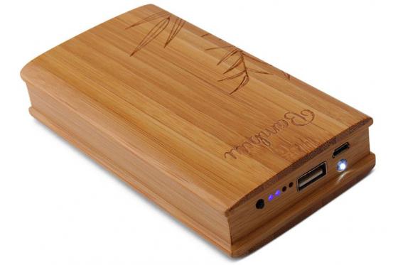Powerbank Bambus - 12'000 mAh 3 