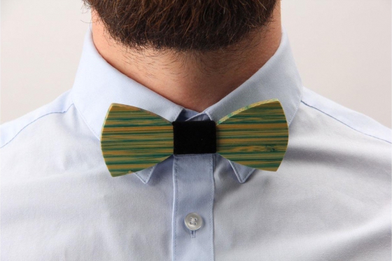 Holz-Fliege - Mr. Green  