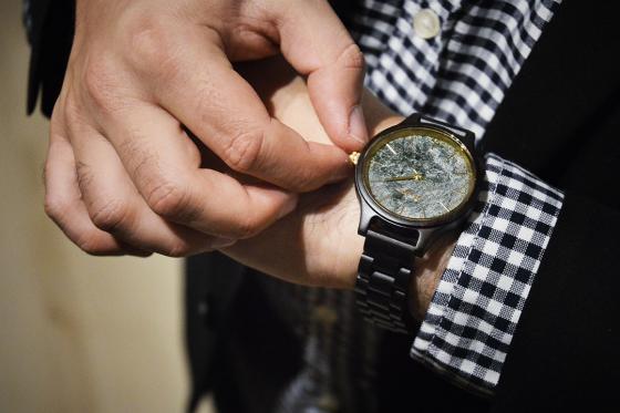 Bambuu Holzuhr - The Maui Marble 3 