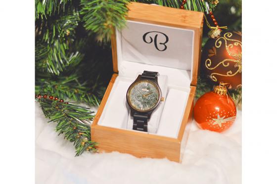 Bambuu Holzuhr - The Maui Marble 4 