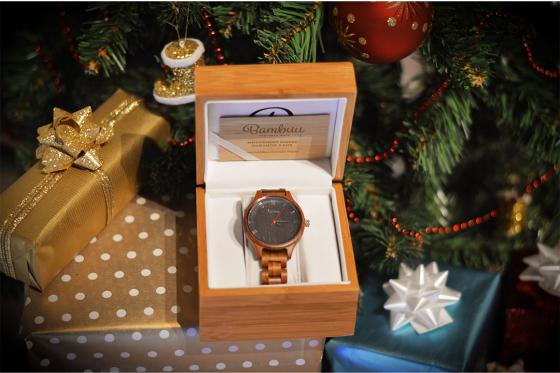 Bambuu Holzuhr - The Maui Teak 4 