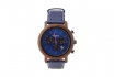 Montre en bois Bambuu - The Blue Chrono 