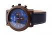 Montre en bois Bambuu - The Blue Chrono 2