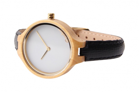 Bambuu Holzuhr - The Springtime Black 2 