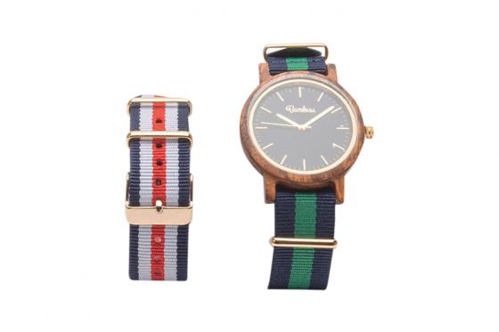 Bambuu Holzuhr - 2 in 1, The Native Man  