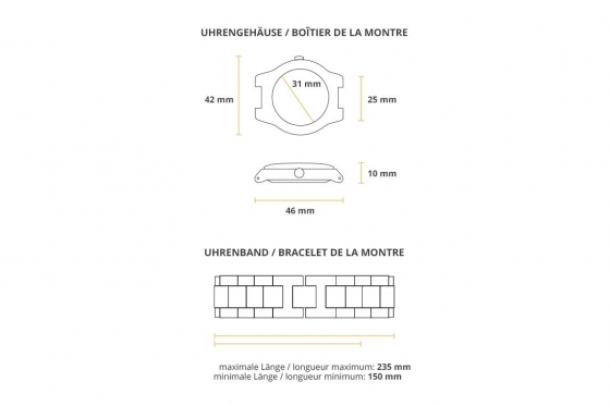 Bambuu Holzuhr - The Native Woman 8 