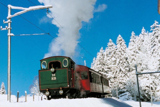 Train à vapeur au Rigi - pour les détenteurs d'un abonnement général  