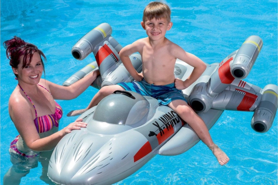 X-Fighter Rider - Star Wars  - Luftmatratze von Bestway -150x140cm 2 