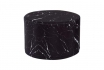Pouf rond - Imitation marbre noir 1