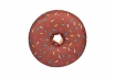 Pouf rond - en forme de Donut - Chocolat 