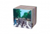 Pouf cube - avec motif des beatles traversant Abbey Road 1