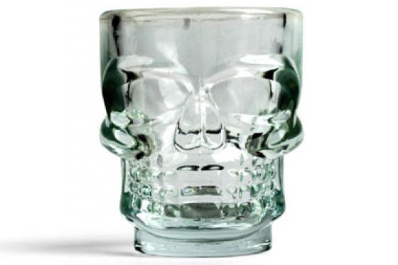 Verres à shot - tête de mort, set de 4 pièces 1 