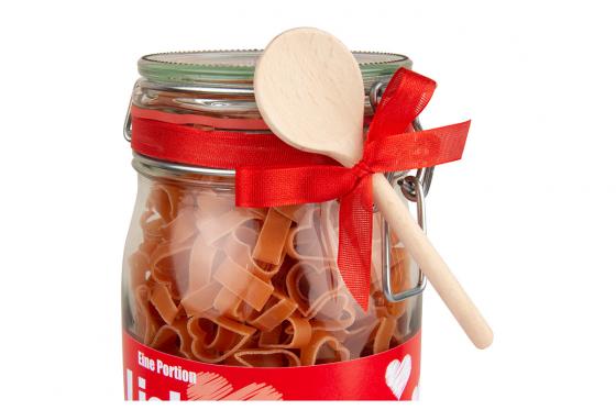 Liebe im Glas - inkl. Pastaherzen 1 
