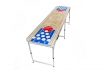 Beer-Pong Tisch - im Basketball Design - 240x60x76 cm 1