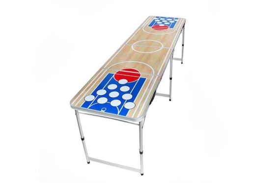 Table de beer pong - Basketball - 240x60x76 cm 1 