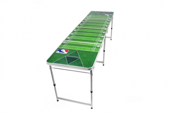 Beer-Pong Tisch - im American Football Design - 240x60x76 cm 1 