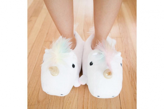 Pantofole unicorno - con luci - felpa 2 