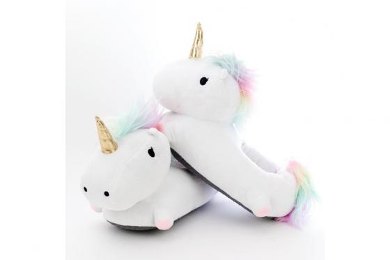 Pantofole unicorno - con luci - felpa 4 