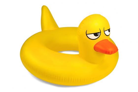 Bouée gonflable - Canard géant, Ø 1.3m  