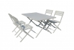 Set de salon de jardin pliable - 7 pièces, en aluminium de qualité 1