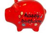Sparschwein klein - Happy Birthday 