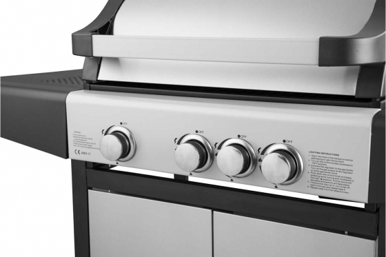 Gasgrill PREMIUM - BBQ mit 3 + 1 Brennern 3 