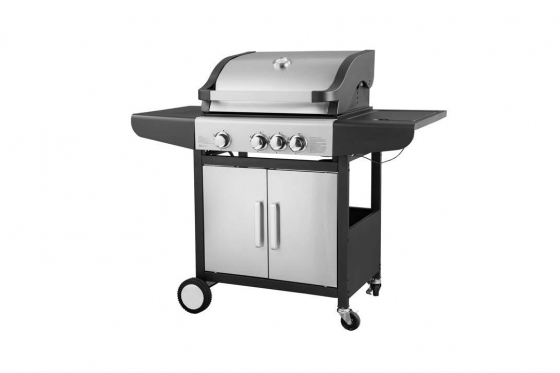 Gasgrill PREMIUM - BBQ mit 3 + 1 Brennern 4 