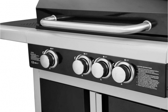 Gasgrill MASTER - BBQ mit 3 + 1 Brennern 3 