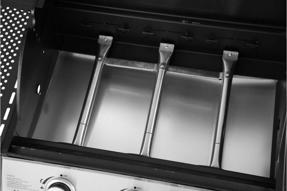 Gasgrill DELUXE - BBQ mit 3 + 1 Brennern 8 