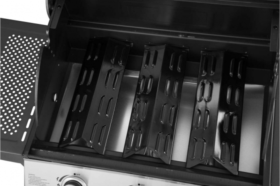 Gasgrill DELUXE - BBQ mit 3 + 1 Brennern 9 